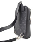 Louis Vuitton Belt Bag Monogram Eclipse Taiga Outdoor Black Taigarama — view 3