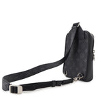 Louis Vuitton Belt Bag Monogram Eclipse Taiga Outdoor Black Taigarama — view 2