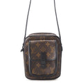 Louis Vuitton Shoulder Bag Monogram Macassar Christopher Wearable Wallet Black
