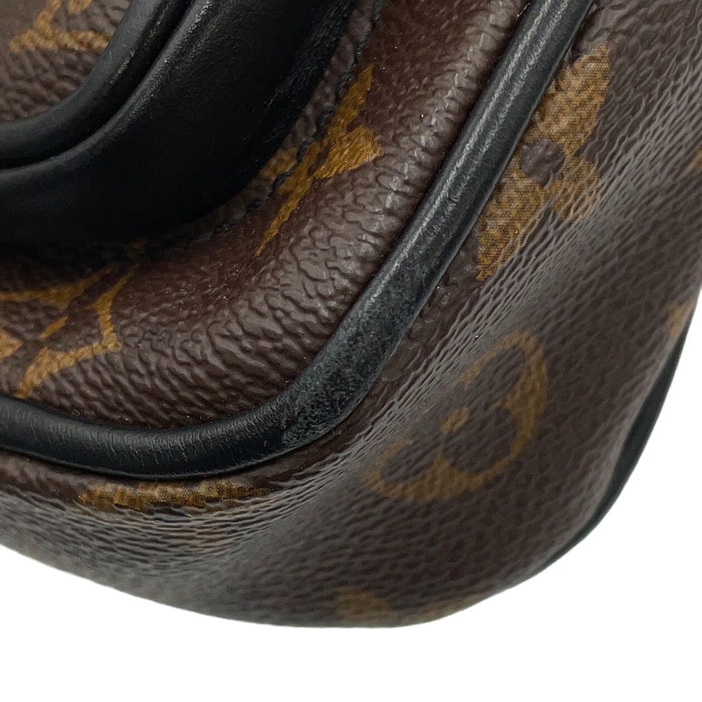 Louis Vuitton Shoulder Bag Monogram Macassar Christopher Wearable Wallet Black — view 7