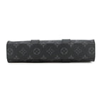 Louis Vuitton Monogram Eclipse Sac Plat Cross Bag 2-Way Shoulder Bag Black — view 3