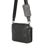 Louis Vuitton Shoulder Bag Monogram Eclipse Reverse Trio Black — view 2