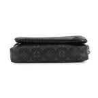 Louis Vuitton Shoulder Bag Monogram Eclipse Reverse Trio Black — view 3