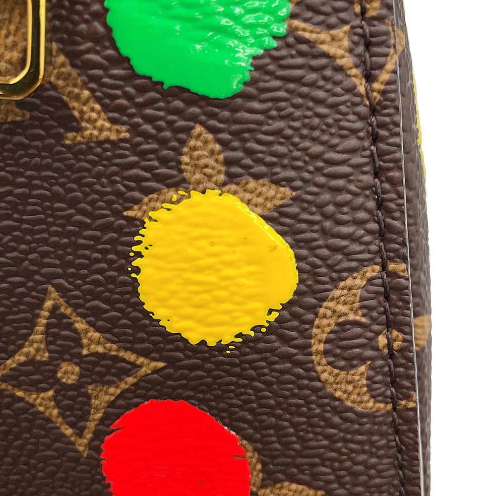 Louis Vuitton Handbag Monogram Painted Dot LV YK Pochette Metis MM 2-Way Yayoi — view 8