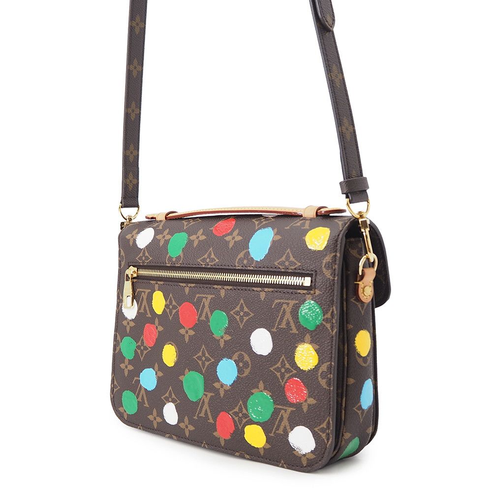Louis Vuitton Handbag Monogram Painted Dot LV YK Pochette Metis MM 2-Way Yayoi — view 2