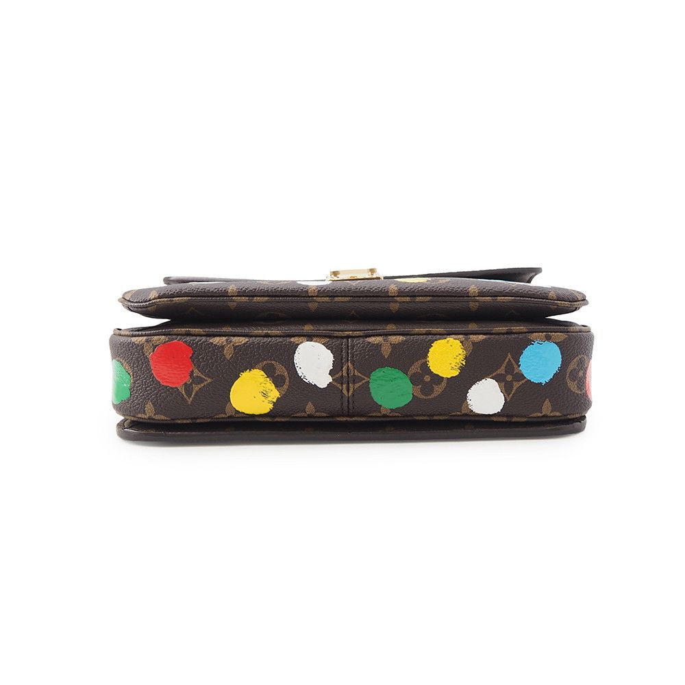 Louis Vuitton Handbag Monogram Painted Dot LV YK Pochette Metis MM 2-Way Yayoi — view 3