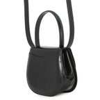 Celine Vintage Leather 2-Way Shoulder Bag Black — view 2