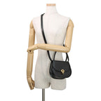 Celine Vintage Leather 2-Way Shoulder Bag Black — view 5