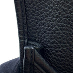 Hermes Shoulder Bag Evelyne 3 PM Black Silver Taurillon Clemence — view 6