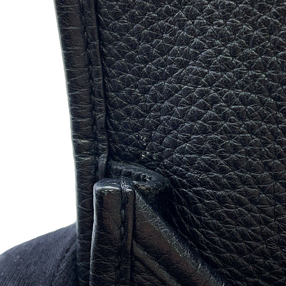 Hermes Shoulder Bag Evelyne 3 PM Black Silver Taurillon Clemence — view 6