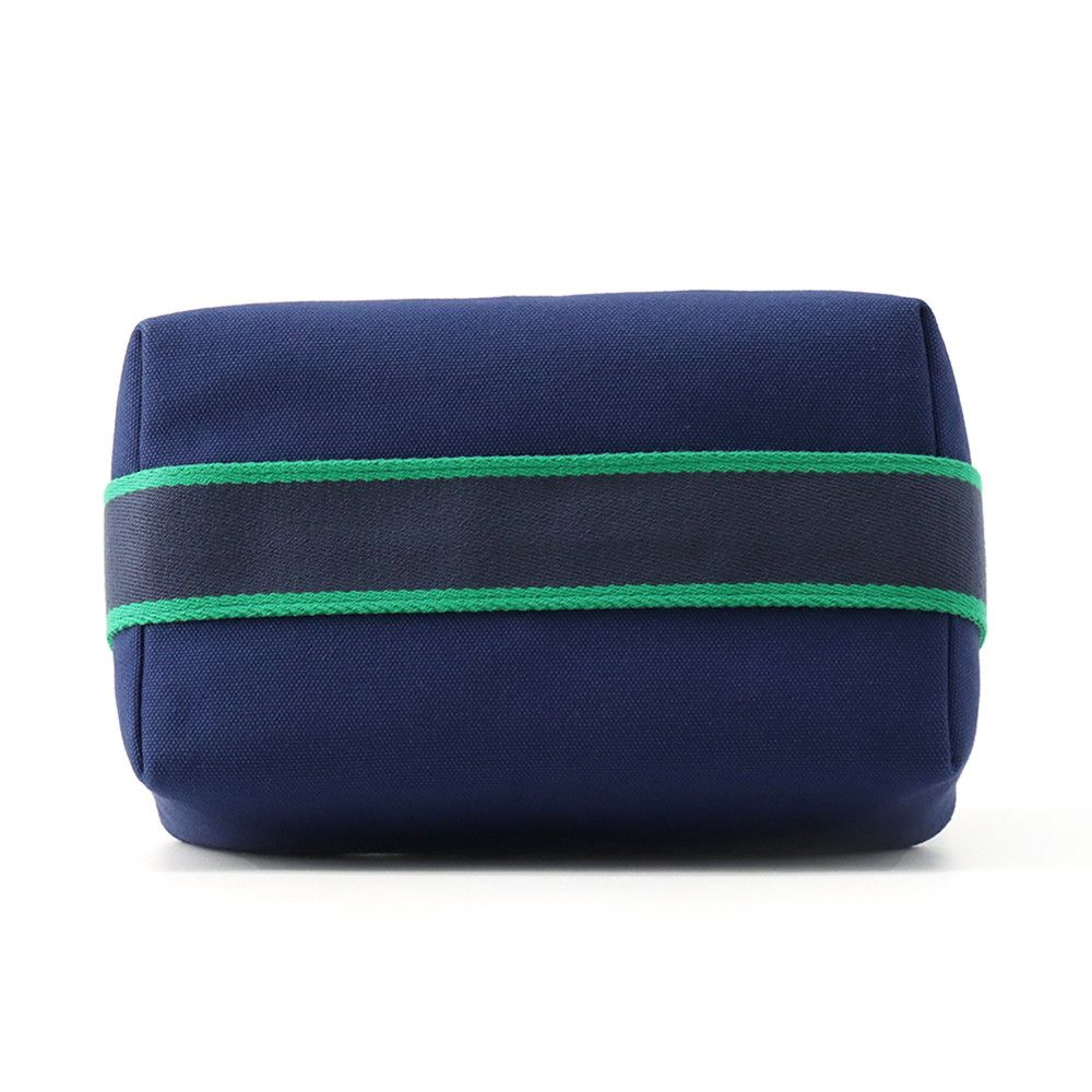 Hermes Pouch Bride-a-Brac PM Marine Silver Canvas Case — view 3