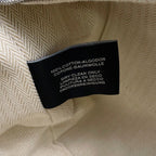 Hermes Pouch Bride-a-Brac PM Marine Silver Canvas Case — view 8