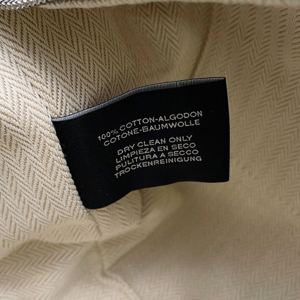 Hermes Pouch Bride-a-Brac PM Marine Silver Canvas Case — view 8