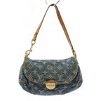 Louis Vuitton Mini Pleaty Monogram Denim Handbag Blue KH