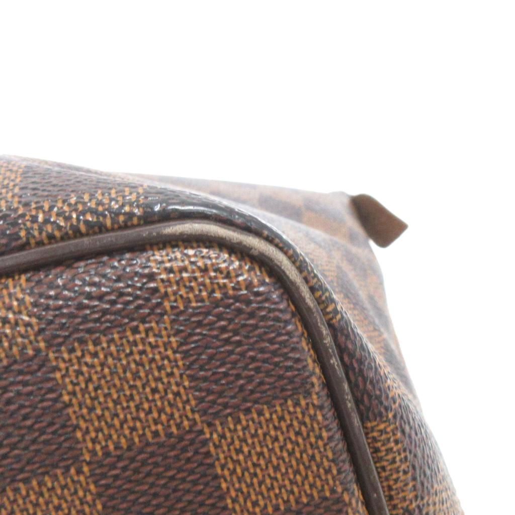 Louis Vuitton Damier Ebene Saleya PM Tote Shoulder Bag Brown — view 7