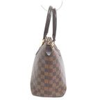 Louis Vuitton Damier Ebene Saleya PM Tote Shoulder Bag Brown — view 2