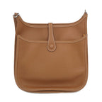 Hermes Evelyne 3 PM Gold Silver Taurillon Clemence Shoulder Bag — view 3
