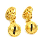 Chanel Earrings CC Logo — view 3