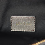 Dior Waist Bag Tears Charcoal Gray Leather Oblique Saddle — view 4