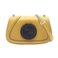 Gucci Shoulder Bag Blanc Di Master Black Leather Rubber Di Small