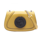 Gucci Shoulder Bag Blanc Di Master Black Leather Rubber Di Small