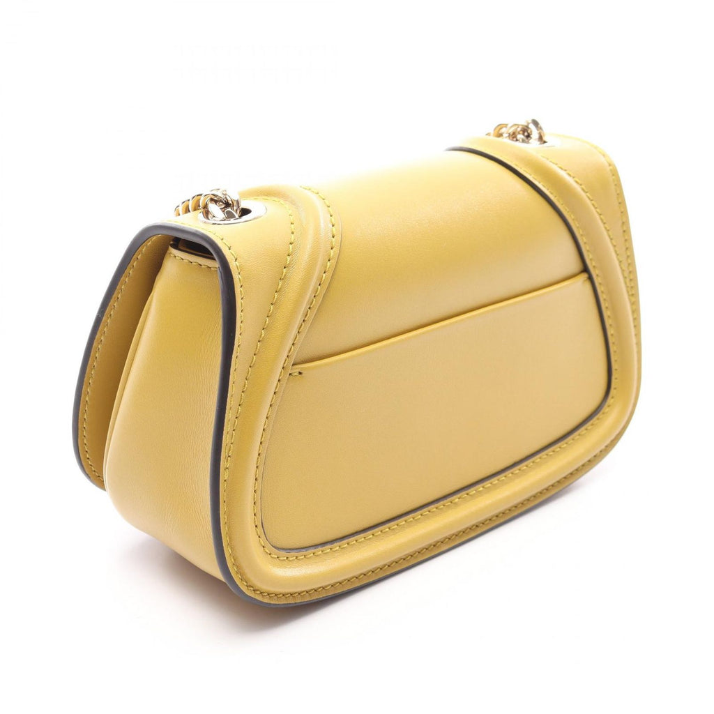 Gucci Shoulder Bag Blanc Di Master Black Leather Rubber Di Small — view 2