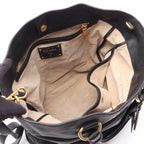 Prada Tote Soft Calf 2-Way Black Leather — view 3