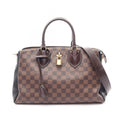Louis Vuitton Handbag Normandy Damier Ebene Noir 2-Way Canvas Leather