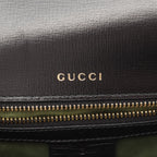 Gucci Shoulder Bag Double Black Leather GG Marmont — view 4