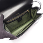 Gucci Shoulder Bag Double Black Leather GG Marmont — view 3