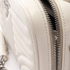 Prada Handbag Diagram 2-Way White Leather Chain — view 7