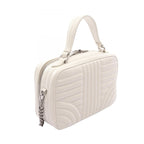 Prada Handbag Diagram 2-Way White Leather Chain — view 2