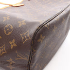 Louis Vuitton Tote Neverfull MM Monogram Canvas Leather — view 9