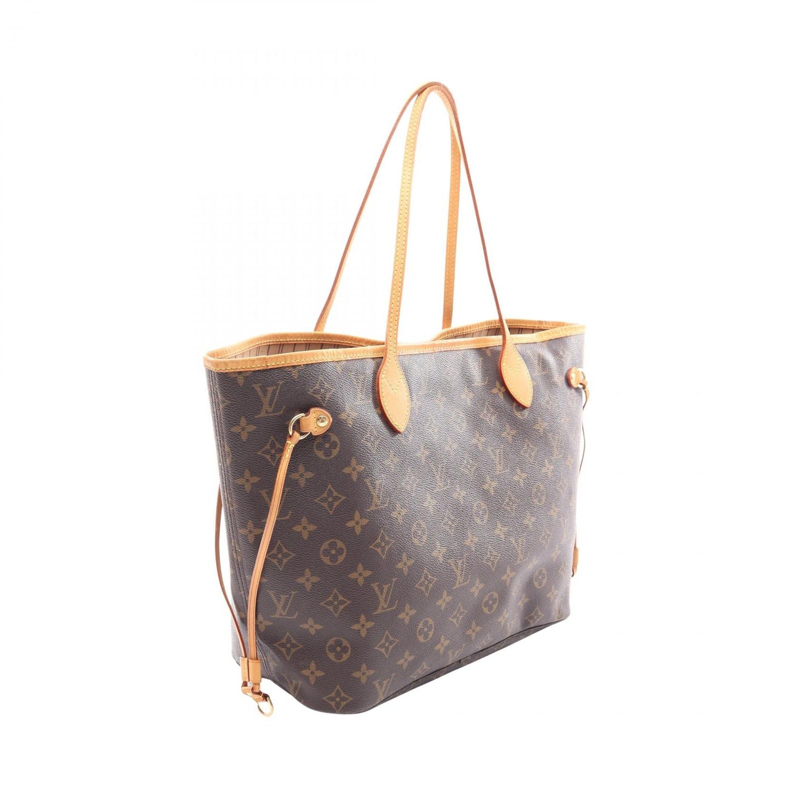 Louis Vuitton Tote Neverfull MM Monogram Canvas Leather — view 2