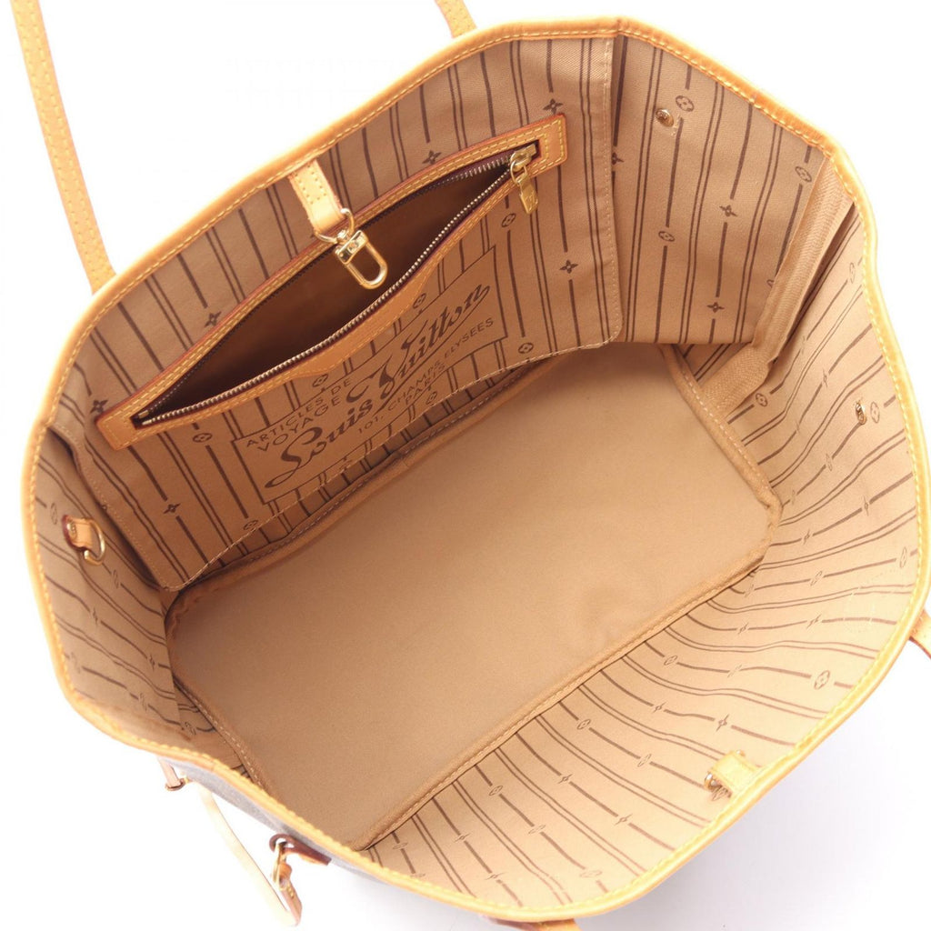 Louis Vuitton Tote Neverfull MM Monogram Canvas Leather — view 3