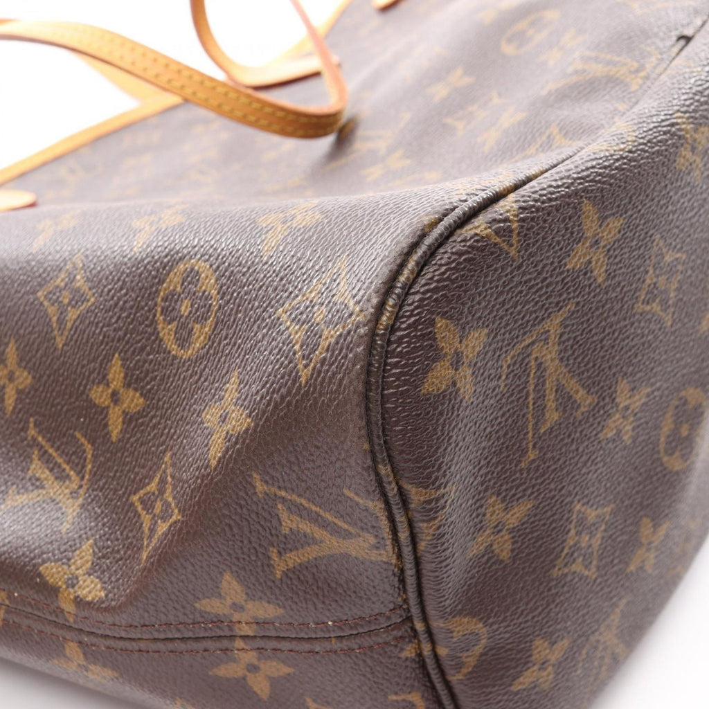 Louis Vuitton Tote Neverfull MM Monogram Canvas Leather — view 6