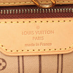 Louis Vuitton Tote Neverfull MM Monogram Canvas Leather — view 4