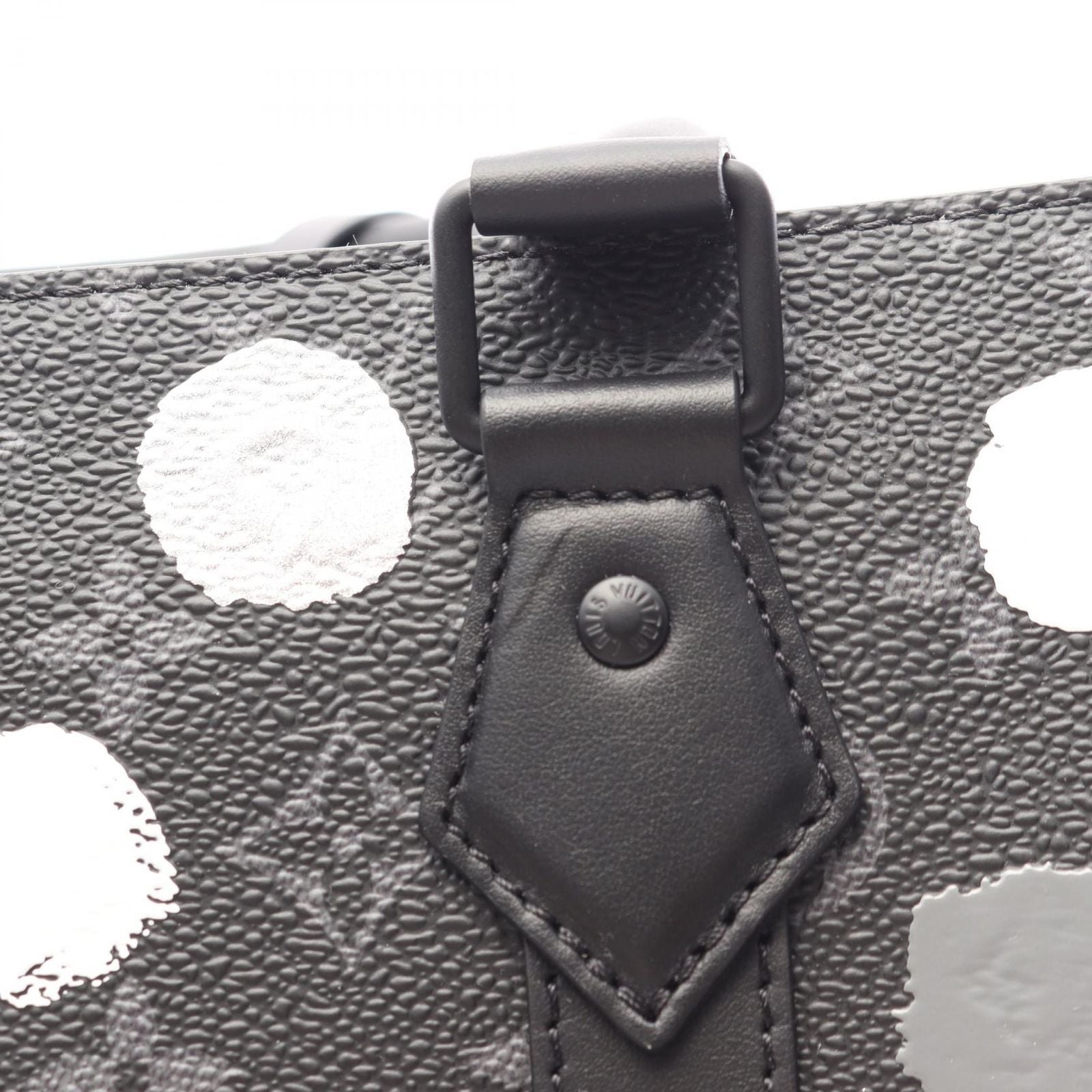 Louis Vuitton Tote Yayoi Kusama 2-Way Canvas Leather LV Yk Sac Plat — view 5