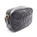Gucci Shoulder Bag GG Marmont Quilted Black Leather — view 2