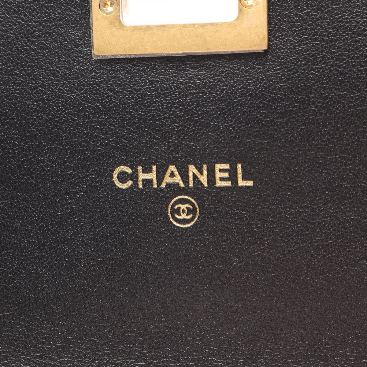 Chanel Shoulder Bag 2.55 Quilted Mini Black Calf Chain Wallet — view 4