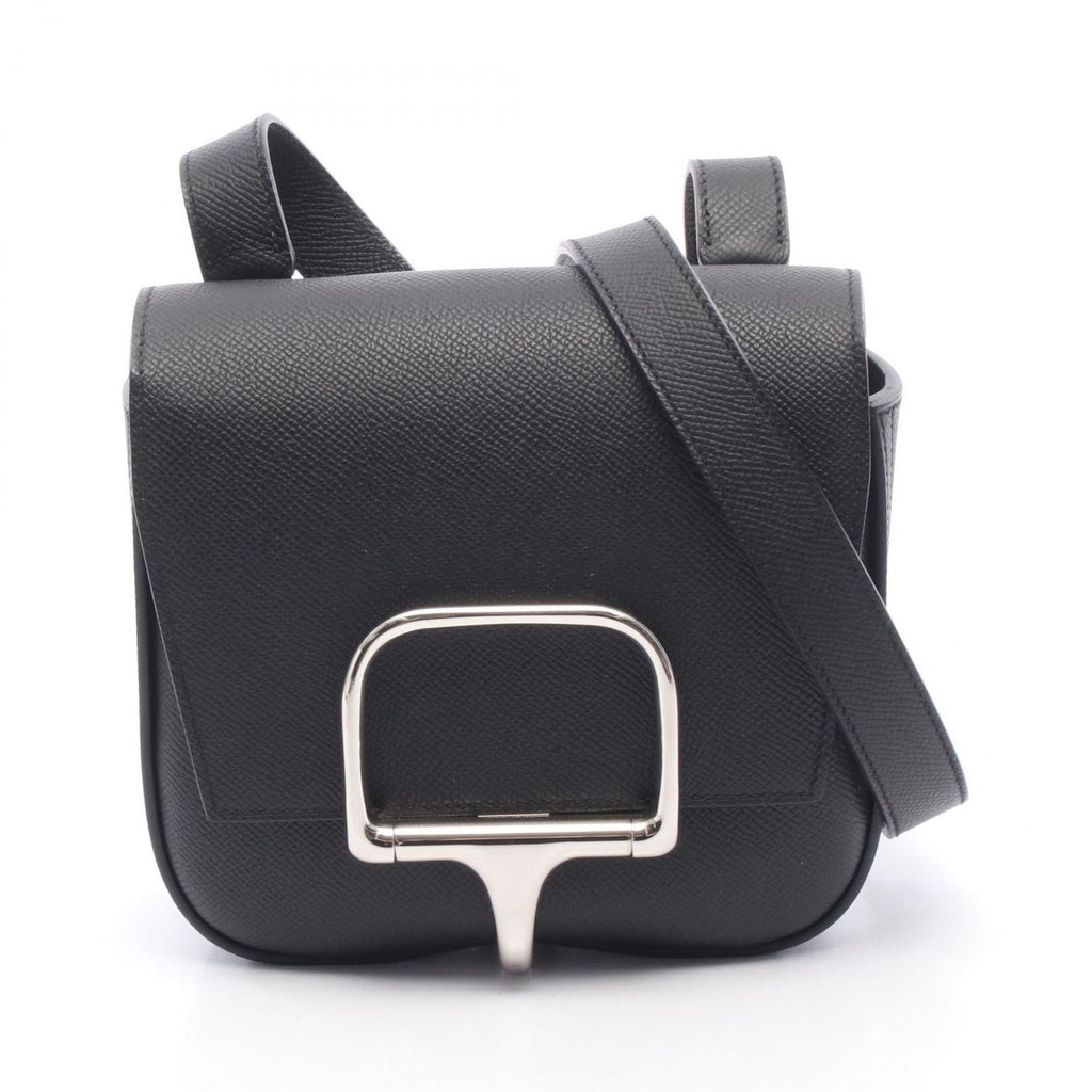 Hermes Shoulder Bag Della Cavalleria Mini Black
