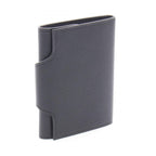 Hermes Trifold Wallet Illiade Compact Black Leather — view 2