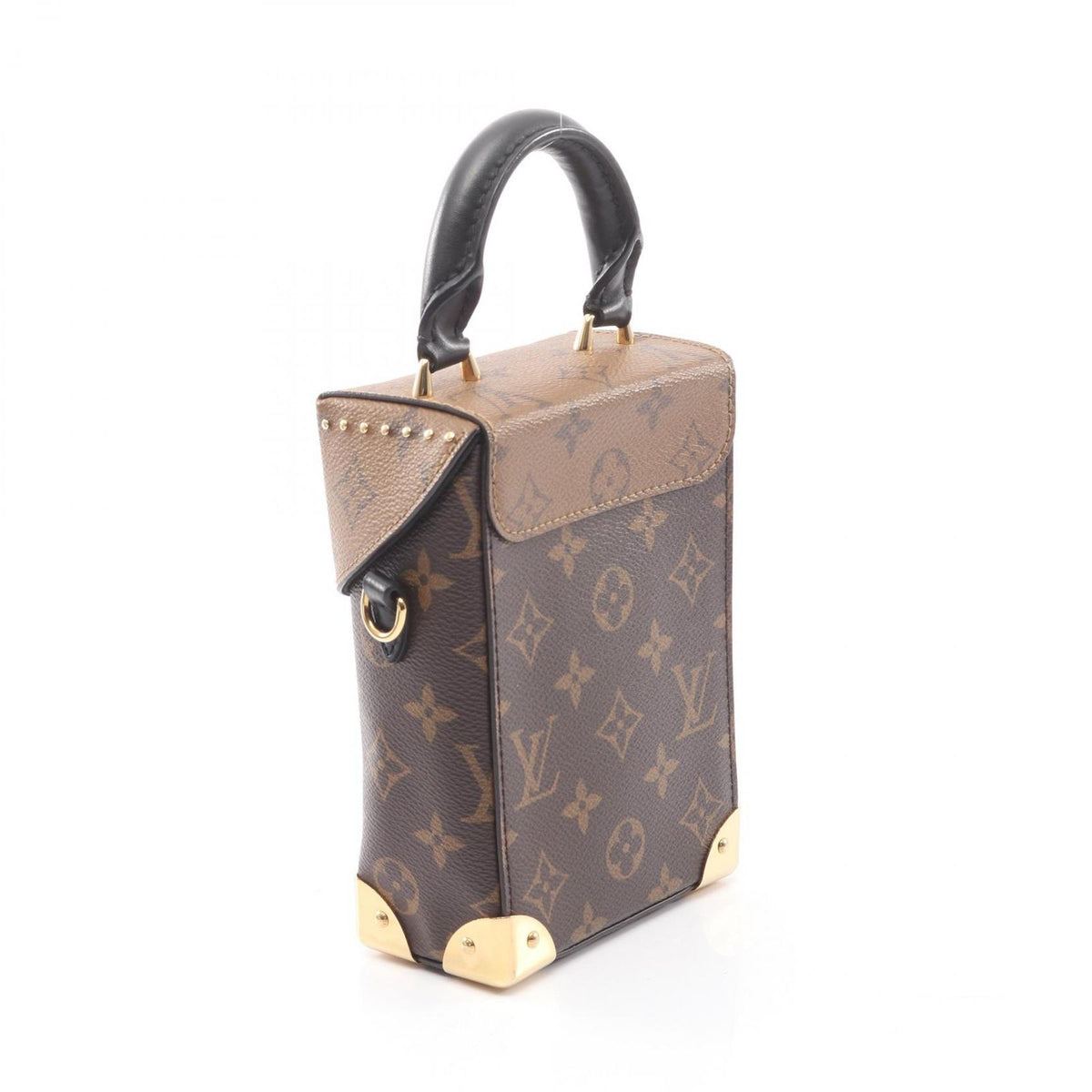 Louis Vuitton Handbag Camera Box 2-Way Canvas Leather — view 2