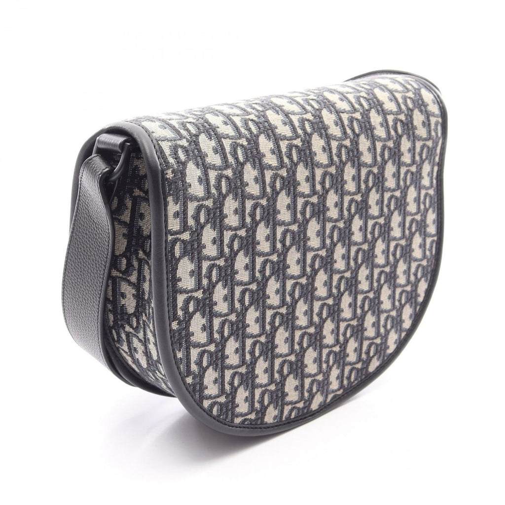 Dior Shoulder Bag Gallop Navy Canvas Leather — view 2