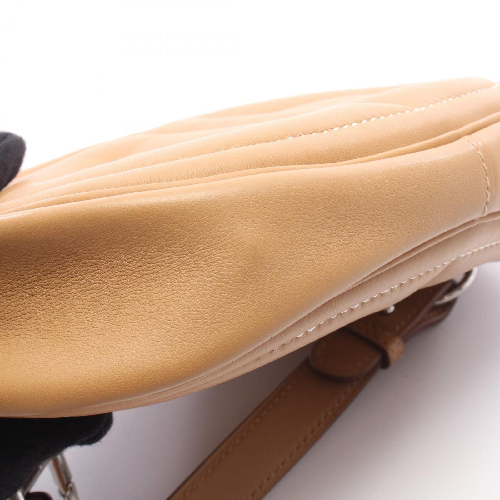 Hermes Waist Bag in the Loop Verso Sesame Leather in — view 6