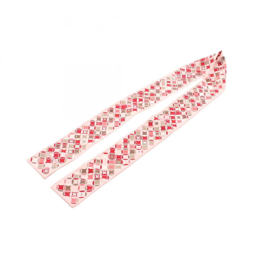 Louis Vuitton Scarf Bandeau Ribbon Pink Silk — view 2