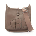 Hermes Shoulder Bag Evelyne 3 Trois PM Etoupe Leather