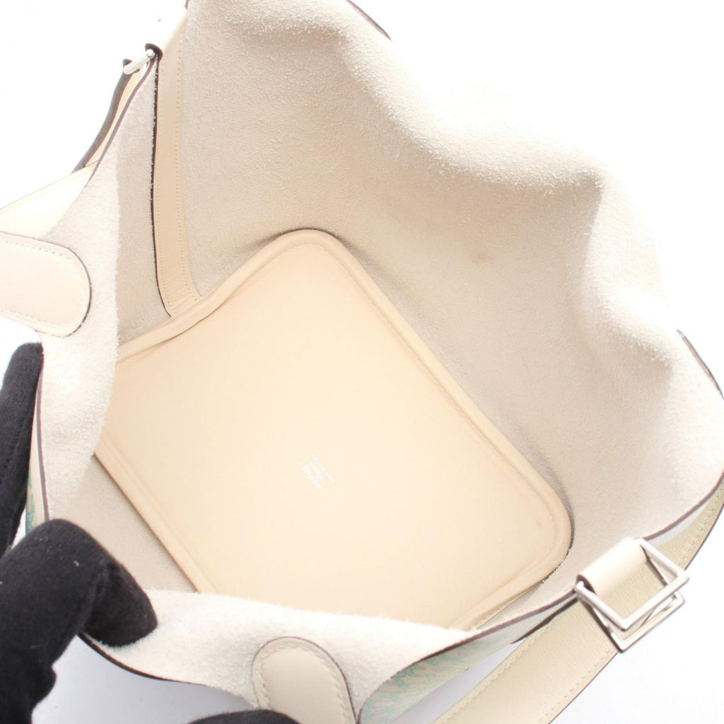 Hermes Handbag Picotin Lock PM Lucky Daisy Nata Vert Leather Calf — view 3