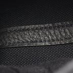 Hermes Tote Garden Party TPM Black Canvas Leather — view 5