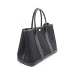 Hermes Tote Garden Party TPM Black Canvas Leather — view 2